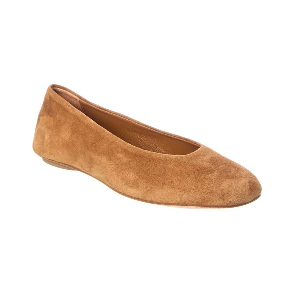 Weekend Max Mara Suede Flat, Brown